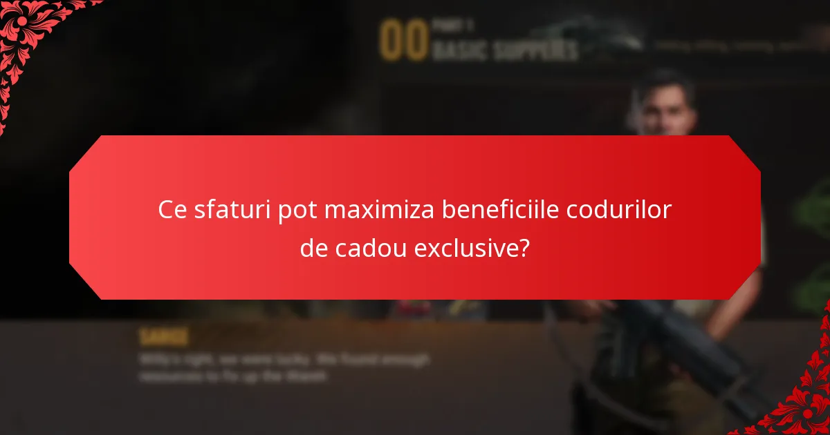 Cum pot răscumpăra codurile de cadou exclusive?